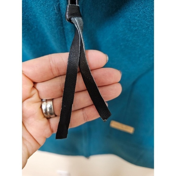 Powder PR River Outfitters SzM. Teal green Wool blend western best. Texas design - Picture 4 of 11